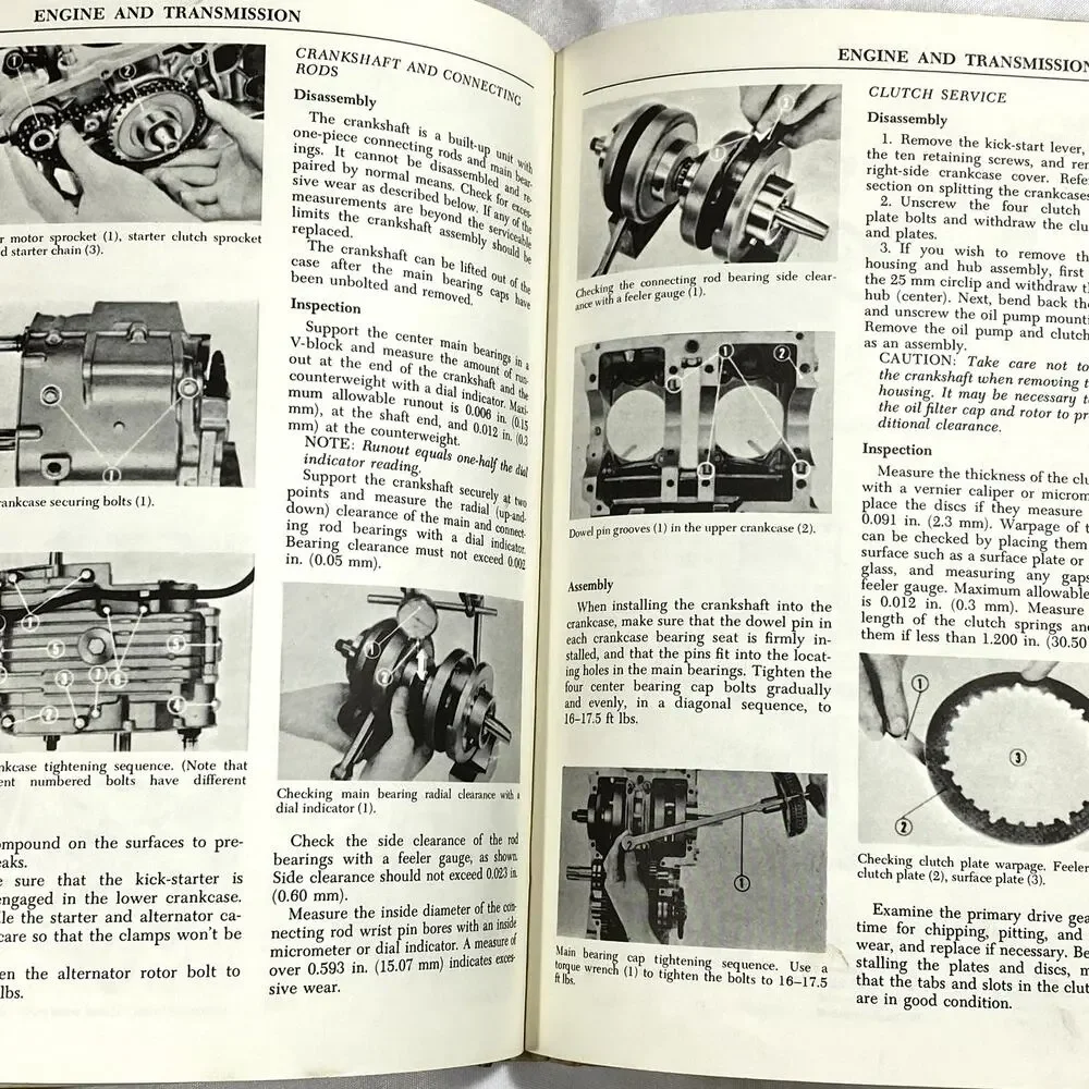 Chilton's Repair and Tune-Up Guide Honda Twins Motorcycle Service Manual Book